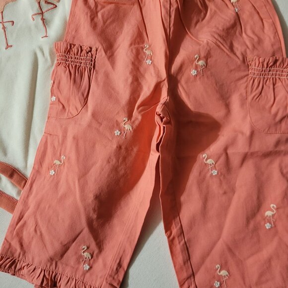 Gymboree Vintage Tropical Oasis NWT 12-18 month Bodysuit Pants & Hat set. Z27 - Picture 2 of 4